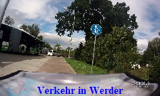 Kreisverkehr in Werder