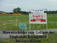 am Flughafen Heringdorf in Garz