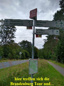 Treffpunkt Brandenburgtour und Kopenhagen - Berlin Radweg