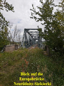 die Europabrücke bei Neurüdnitz-Siekierki